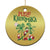 Hawaiian Xmas Christmas Ornament Mele Kalikimaka Santa Climb Palm Tree TS09 Print Your Wear