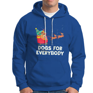 Dogs For Everybody Christmas Sleigh Funny Xmas Hoodie TS09 Royal Blue Printyourwear