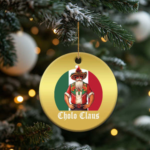 Mexico Xmas Christmas Ornament Cholo Claus Mexican Santa Sombrero Feliz Navidad TS09 Print Your Wear