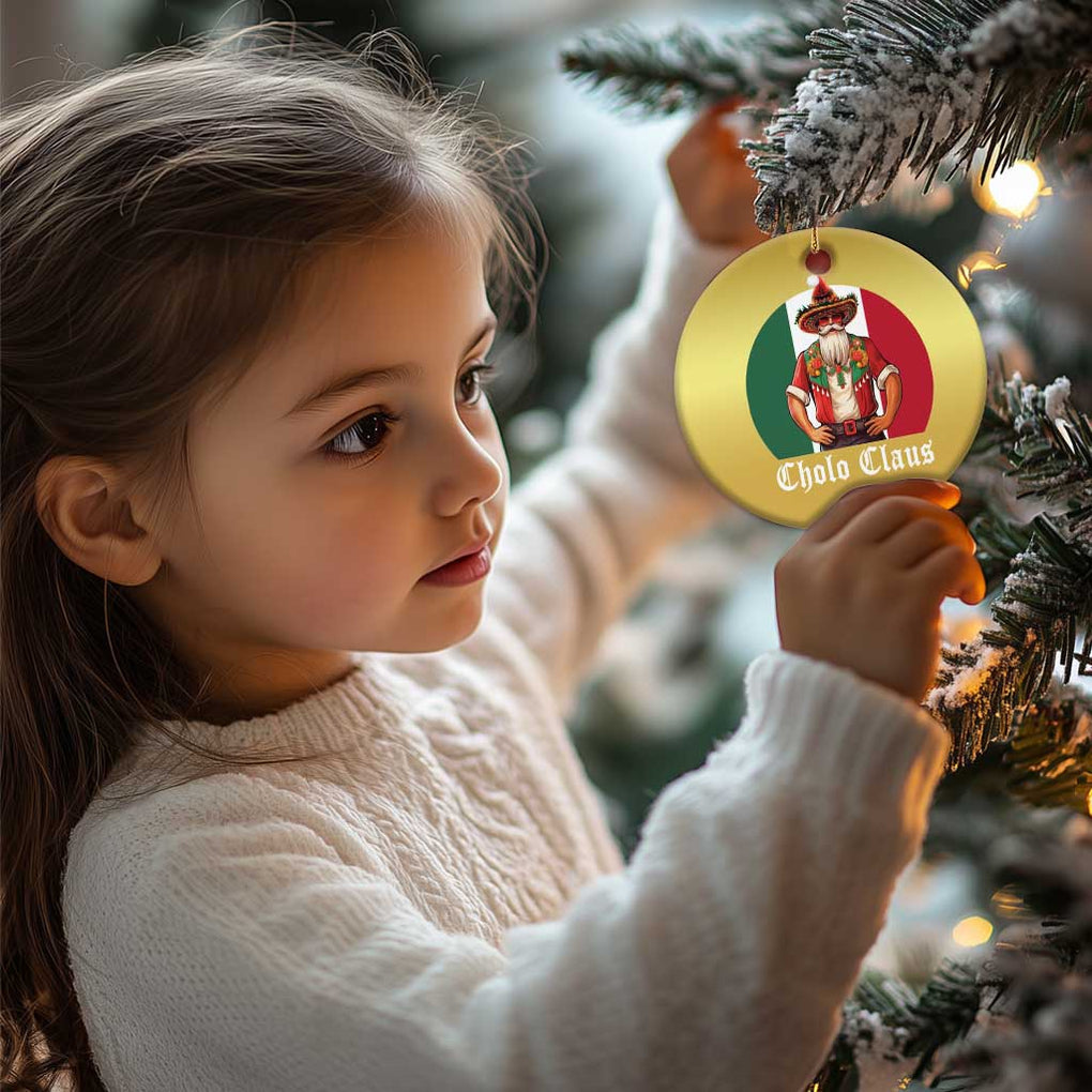 Mexico Xmas Christmas Ornament Cholo Claus Mexican Santa Sombrero Feliz Navidad TS09 Print Your Wear