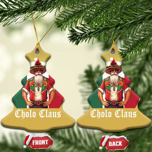 Mexico Xmas Christmas Ornament Cholo Claus Mexican Santa Sombrero Feliz Navidad TS09 Christmas Tree Gold Print Your Wear