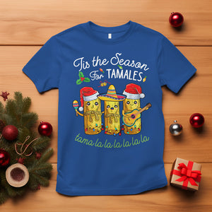 Tis The Season For Tamales Mexican Christmas T Shirt TS09 Royal Blue Printyourwear