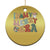 Retro Groovy Xmas Christmas Ornament In My Merry Era Santa Disco Ball TS09 Print Your Wear