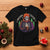 Freezing Season Christmas Skeleton Chillin' Hot Cocoa T Shirt TS09 Black Printyourwear