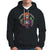 Freezing Season Christmas Skeleton Chillin' Hot Cocoa Hoodie TS09 Black Printyourwear