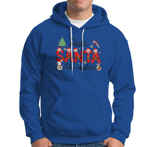 Dear Santa Let's Negotiate Christmas Holidays Hoodie TS09 Royal Blue Printyourwear