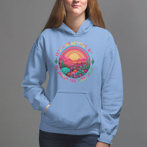 Feminist Hoodie It's A Beautiful Day To Smash The Patriarchy Rainbow TS09 Carolina Blue Printyourwear