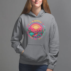 Feminist Hoodie It's A Beautiful Day To Smash The Patriarchy Rainbow TS09 Charcoal Printyourwear