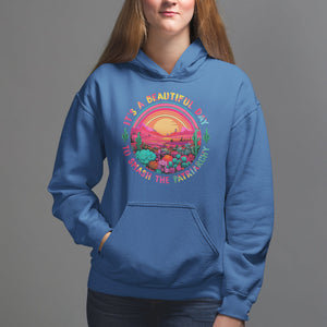 Feminist Hoodie It's A Beautiful Day To Smash The Patriarchy Rainbow TS09 Royal Blue Printyourwear