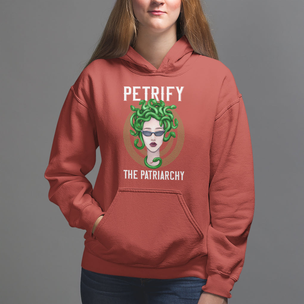 Feminist Hoodie Petrify The Patriarchy Women's Rights Feminism TS09 Red Printyourwear