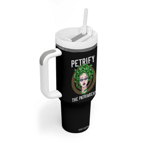Feminist Tumbler With Handle Petrify The Patriarchy Women's Rights Feminism TS09 Print Your Wear