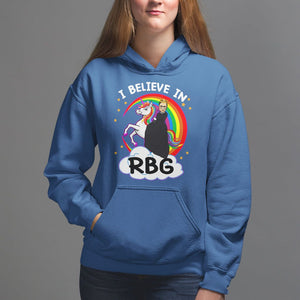 I Believe In RBG Unicorn Feminist Women's Rights Hoodie TS09 Royal Blue Printyourwear