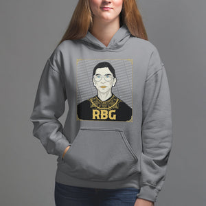 Feminist Hoodie Notorious RBG Ruth Bader Ginsburg Women's Rights TS09 Charcoal Printyourwear