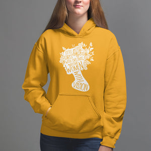 Women's Rights Hoodie Little Girls With Dreams Become Women With Vision TS09 Gold Printyourwear