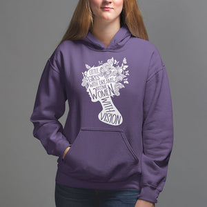 Women's Rights Hoodie Little Girls With Dreams Become Women With Vision TS09 Purple Printyourwear