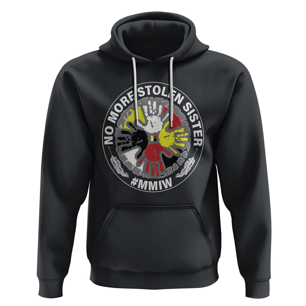 MMIW Hoodie No More Stolen Sisters Stop Missing Murdered Indigenous Women Girl TS09 Black Printyourwear