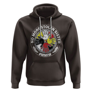 MMIW Hoodie No More Stolen Sisters Stop Missing Murdered Indigenous Women Girl TS09 Dark Chocolate Printyourwear