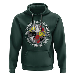 MMIW Hoodie No More Stolen Sisters Stop Missing Murdered Indigenous Women Girl TS09 Dark Forest Green Printyourwear