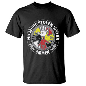 MMIW T Shirt No More Stolen Sisters Stop Missing Murdered Indigenous Women Girl TS09 Black Printyourwear