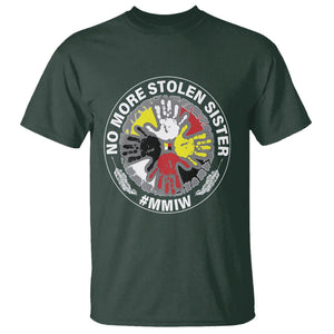 MMIW T Shirt No More Stolen Sisters Stop Missing Murdered Indigenous Women Girl TS09 Dark Forest Green Printyourwear