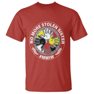 MMIW T Shirt No More Stolen Sisters Stop Missing Murdered Indigenous Women Girl TS09 Red Printyourwear