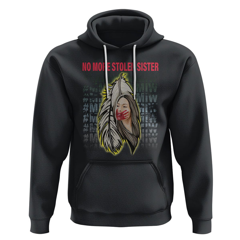 MMIW Hoodie No More Stolen Sisters Stop Missing Murdered Indigenous Women Girl TS09 Black Printyourwear