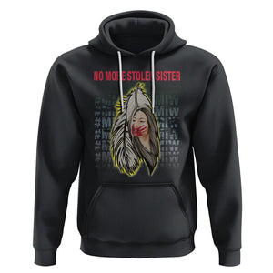 MMIW Hoodie No More Stolen Sisters Stop Missing Murdered Indigenous Women Girl TS09 Black Printyourwear