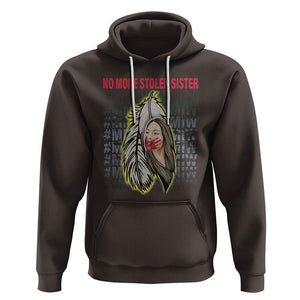 MMIW Hoodie No More Stolen Sisters Stop Missing Murdered Indigenous Women Girl TS09 Dark Chocolate Printyourwear