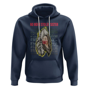 MMIW Hoodie No More Stolen Sisters Stop Missing Murdered Indigenous Women Girl TS09 Navy Printyourwear