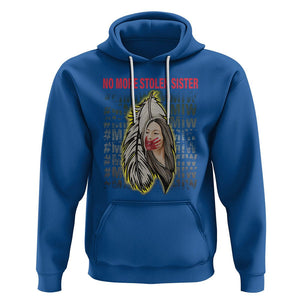 MMIW Hoodie No More Stolen Sisters Stop Missing Murdered Indigenous Women Girl TS09 Royal Blue Printyourwear