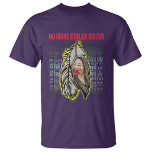 MMIW T Shirt No More Stolen Sisters Stop Missing Murdered Indigenous Women Girl TS09 Purple Printyourwear