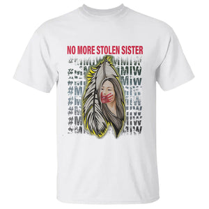 MMIW T Shirt No More Stolen Sisters Stop Missing Murdered Indigenous Women Girl TS09 White Printyourwear