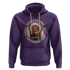 MMIW Hoodie Justice For Missing Murdered Indigenous Women Girl TS09 Purple Printyourwear