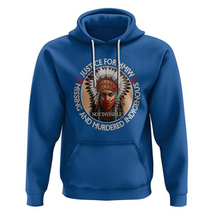 MMIW Hoodie Justice For Missing Murdered Indigenous Women Girl TS09 Royal Blue Printyourwear