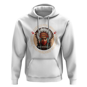 MMIW Hoodie Justice For Missing Murdered Indigenous Women Girl TS09 White Printyourwear