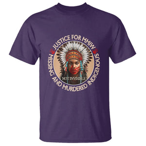 MMIW T Shirt Justice For Missing Murdered Indigenous Women Girl TS09 Purple Printyourwear