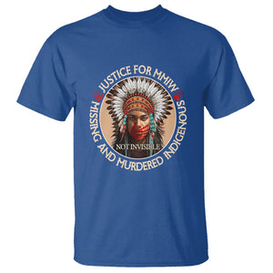 MMIW T Shirt Justice For Missing Murdered Indigenous Women Girl TS09 Royal Blue Printyourwear