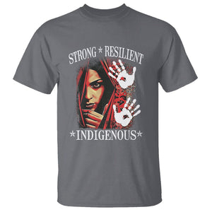 MMIW T Shirt Strong Resilient Indigenous Women Native American TS09 Charcoal Printyourwear