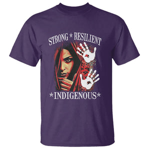 MMIW T Shirt Strong Resilient Indigenous Women Native American TS09 Purple Printyourwear