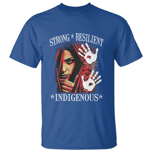 MMIW T Shirt Strong Resilient Indigenous Women Native American TS09 Royal Blue Printyourwear