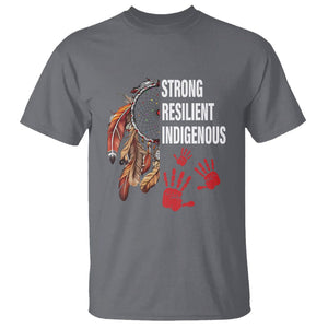 MMIW T Shirt Strong Resilient Indigenous Women Native American TS09 Charcoal Printyourwear