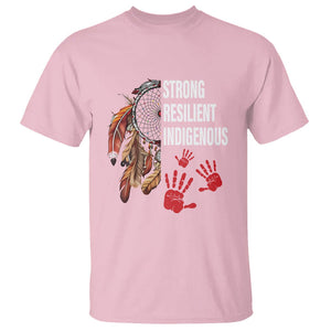 MMIW T Shirt Strong Resilient Indigenous Women Native American TS09 Light Pink Printyourwear