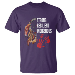 MMIW T Shirt Strong Resilient Indigenous Women Native American TS09 Purple Printyourwear