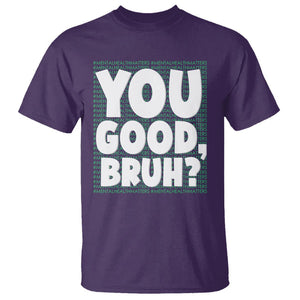 Mental Health Awareness T Shirt You Good Bruh? Counselor Therapist TS09 Purple Printyourwear