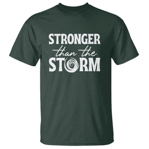 Mental Health Awareness T Shirt Stronger Than The Storm Warrior TS09 Dark Forest Green Printyourwear