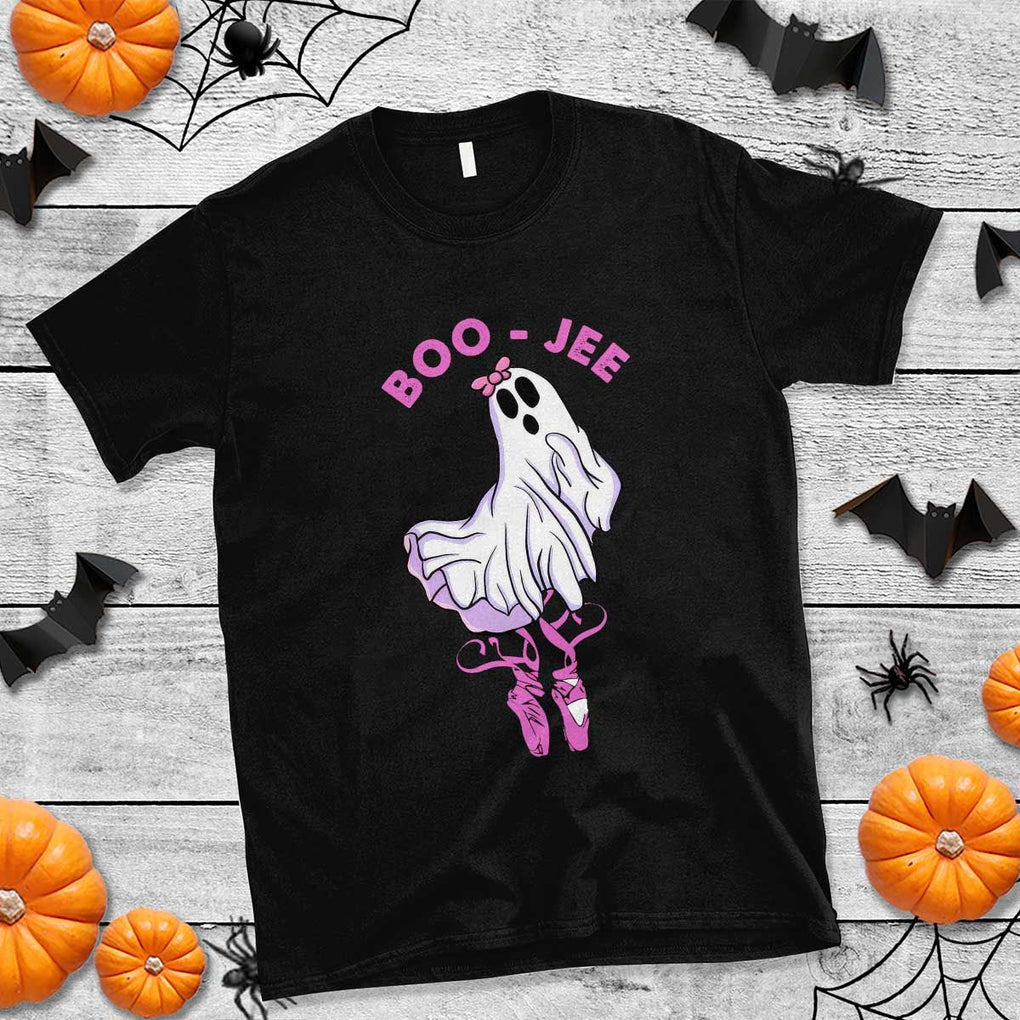 Halloween T Shirt Boo-Jee Ballerina Spooky Season Cute Ghost TS09 Black Print Your Wear