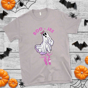 Halloween T Shirt Boo-Jee Ballerina Spooky Season Cute Ghost TS09 Ice Gray Print Your Wear