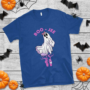 Halloween T Shirt Boo-Jee Ballerina Spooky Season Cute Ghost TS09 Royal Blue Print Your Wear