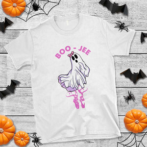 Halloween T Shirt Boo-Jee Ballerina Spooky Season Cute Ghost TS09 White Print Your Wear