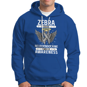 Zebra Squad Neuroendocrine Cancer Awareness Hoodie TS09 Royal Blue Printyourwear